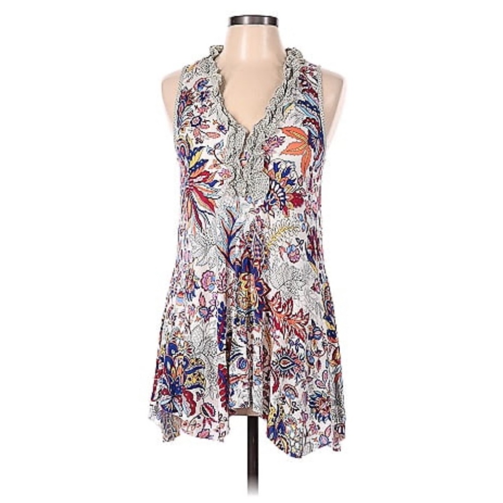 Anthropologie Weston Wear Top cottagecore romantic floral
